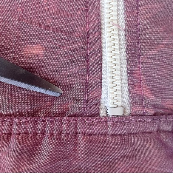 Vintage Scott Tinley Iridescent Pullover Anorak Windbreaker Medium Talon Zipper - Picture 16 of 17